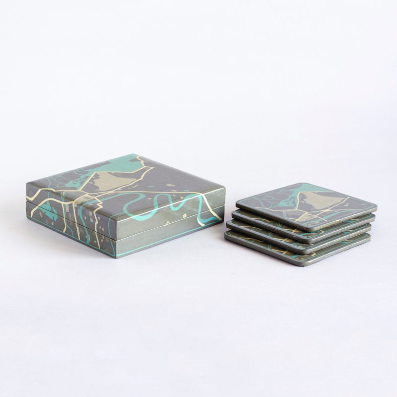 The Srinagar Collection - Coaster Set with Box
