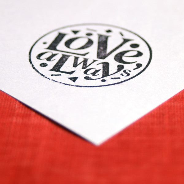 Love Always Rubber Stamp