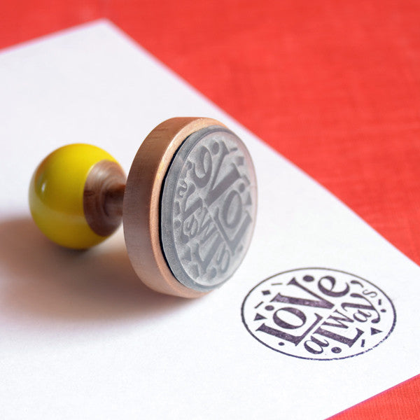 Love Always Rubber Stamp