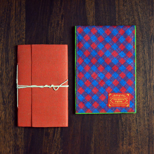Banaras Pouch + Notebook (BRG)