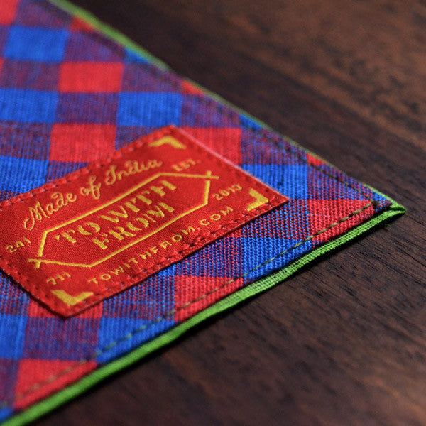 Banaras Pouch + Notebook (BRG)