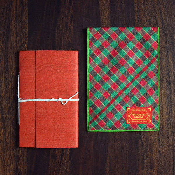Banaras Pouch + Notebook (RGY)