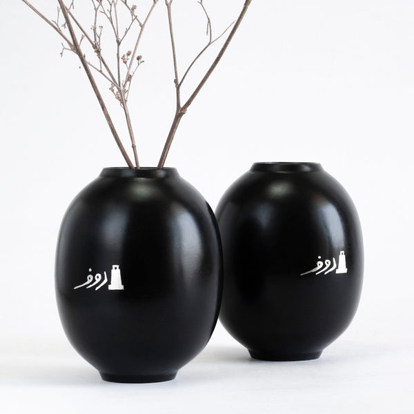 Rouf Chaubara Bidriware Vase