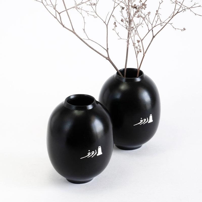 Rouf Chaubara Bidriware Vase